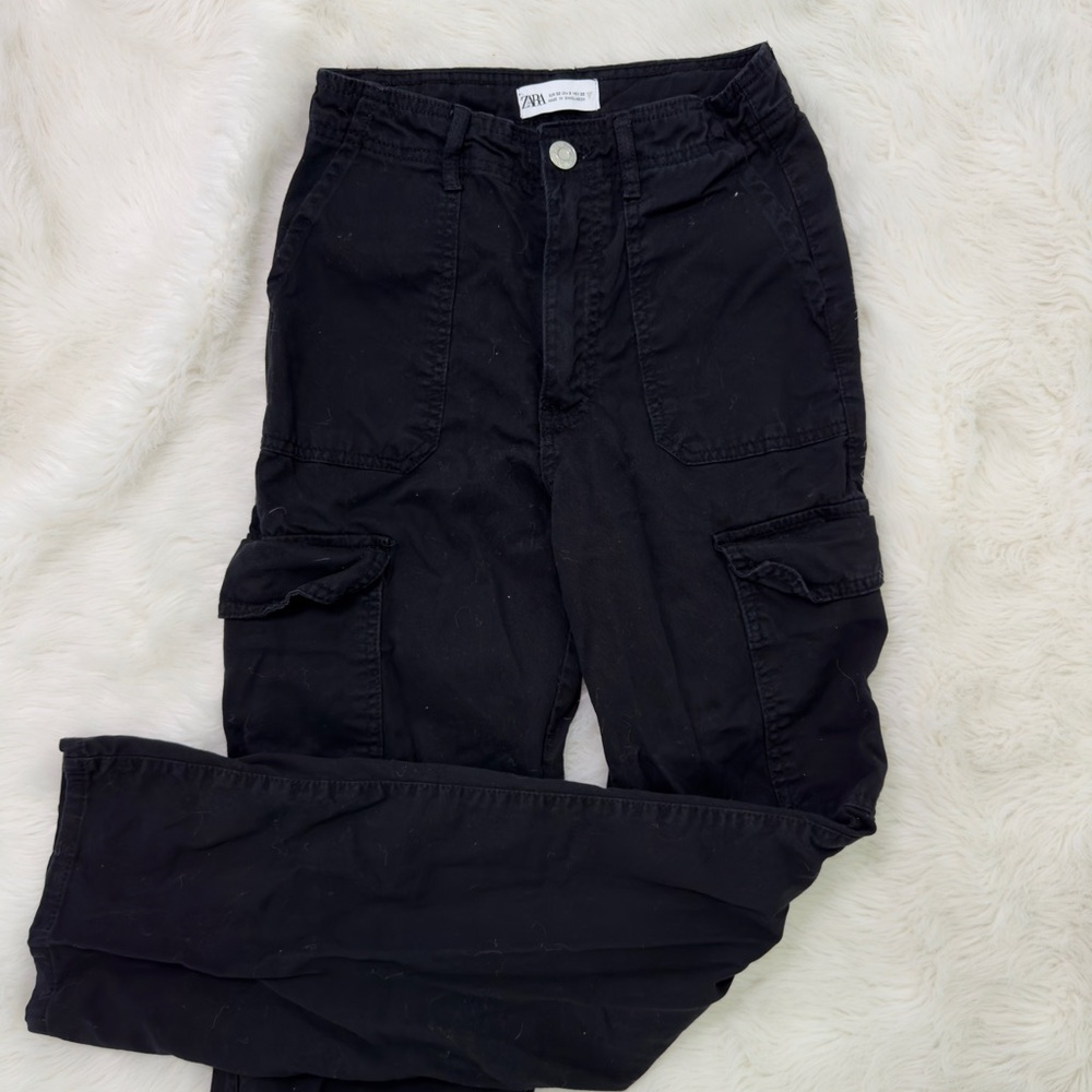 Zara Wide Leg Cargo Pants